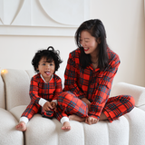 Pigiama per bambini - Tartan rosso