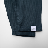 Leggings a coste in bambù Midnight