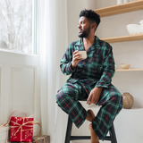 Pigiama uomo in bambù - Tartan 