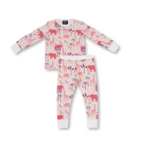 Pigiama (2 pezzi) per bambini Pink Safari