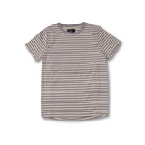 Maglietta per l'allattamento Beige a righe