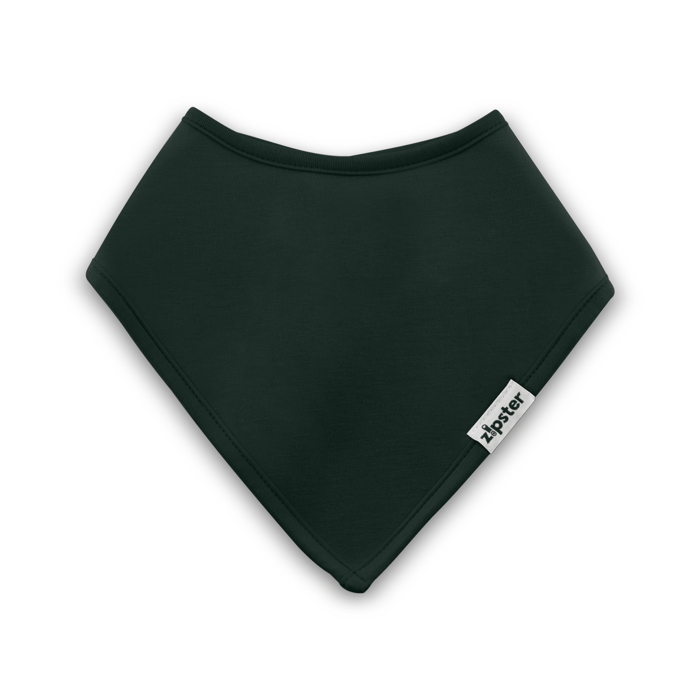 Bamboo Bandana Bib Dark Green - Zipster